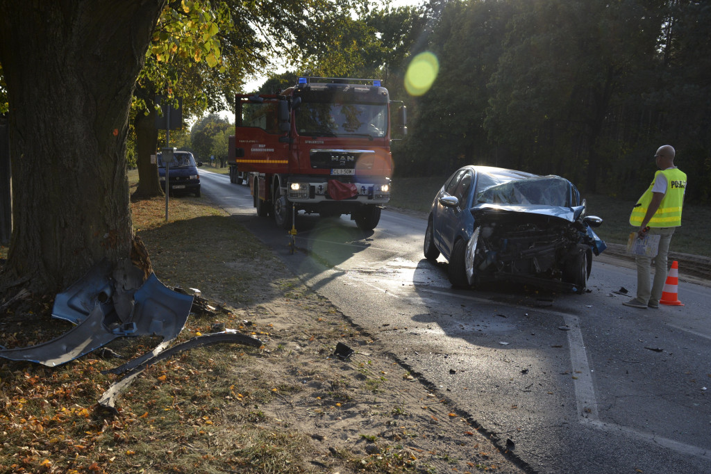 Groźny wypadek w Adamowie