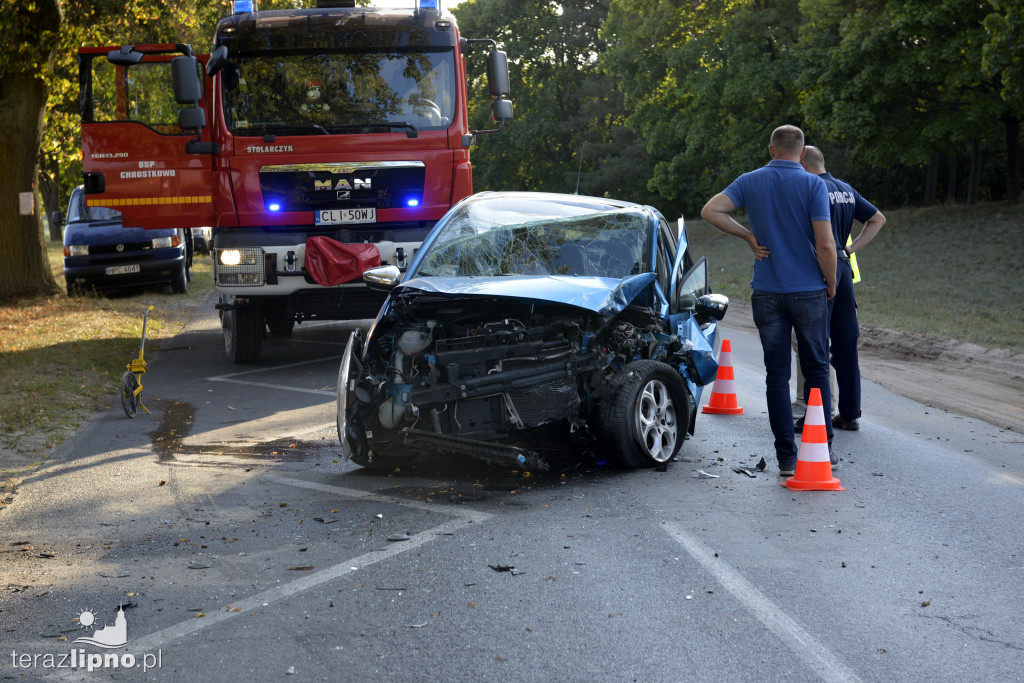 Groźny wypadek w Adamowie