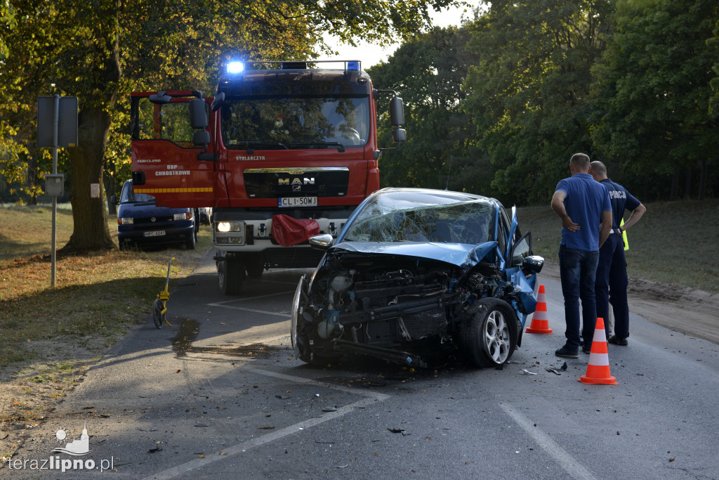 Groźny wypadek w Adamowie
