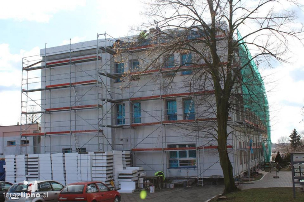 Remont budynku SP nr 3 w Lipnie