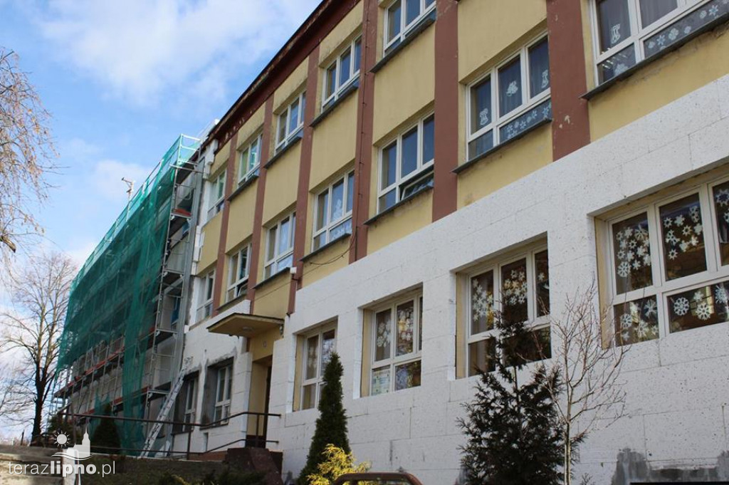 Remont budynku SP nr 3 w Lipnie
