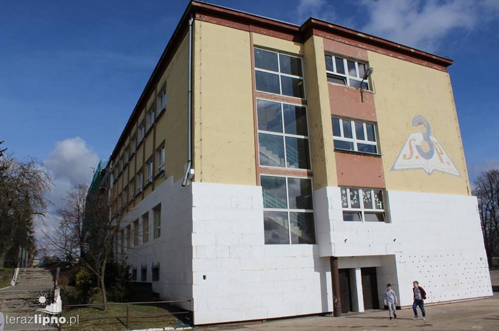 Remont budynku SP nr 3 w Lipnie