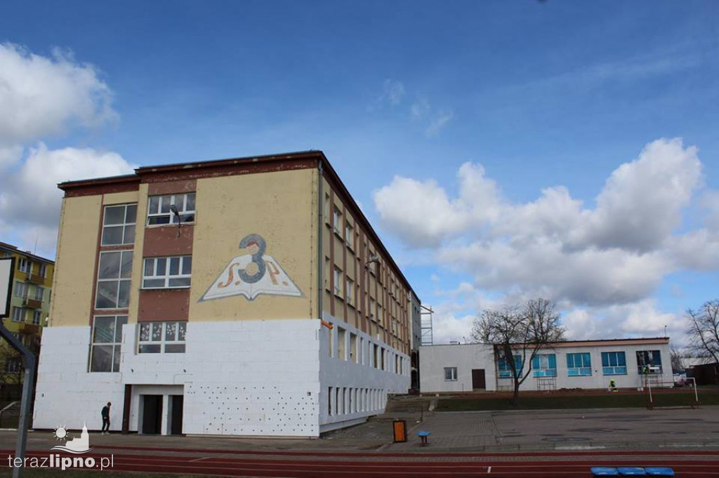 Remont budynku SP nr 3 w Lipnie