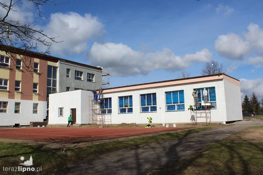 Remont budynku SP nr 3 w Lipnie
