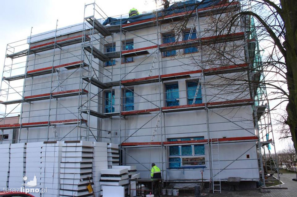 Remont budynku SP nr 3 w Lipnie