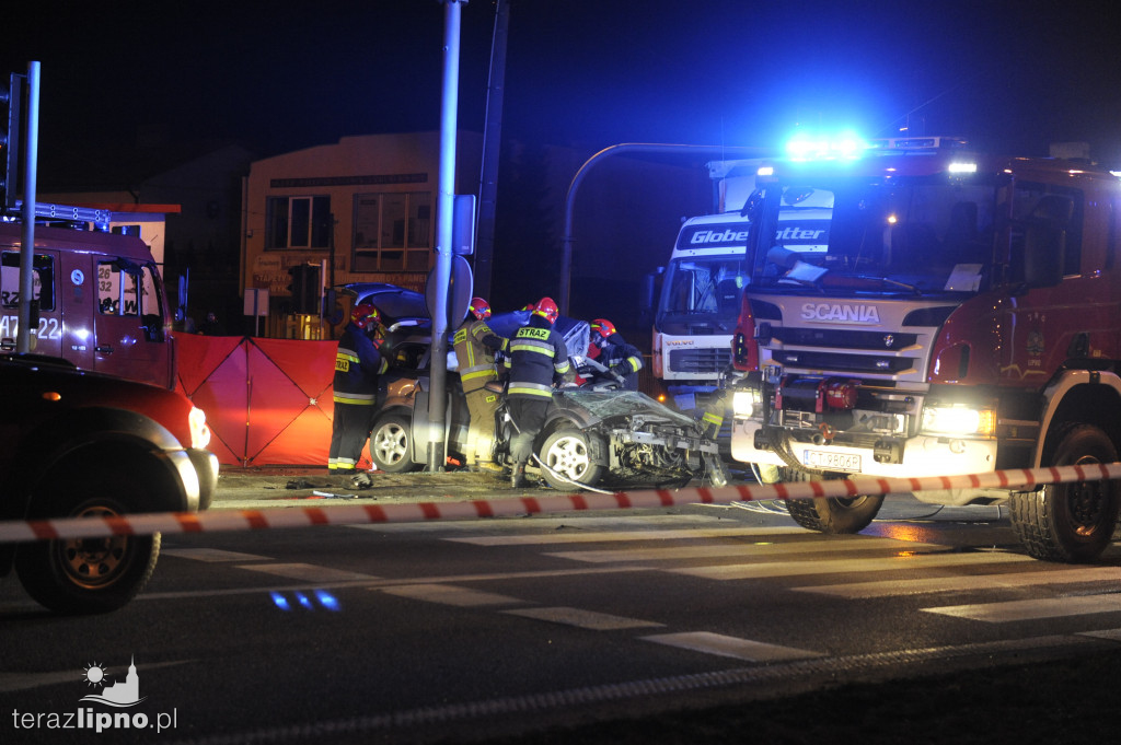 Śmiertelny wypadek na światłach
