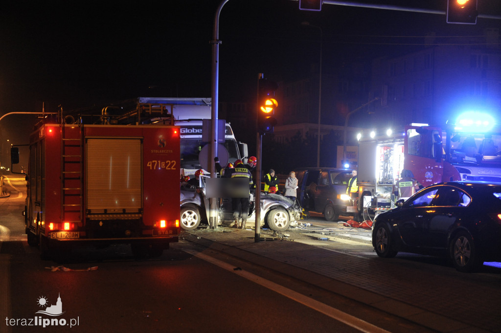 Śmiertelny wypadek na światłach