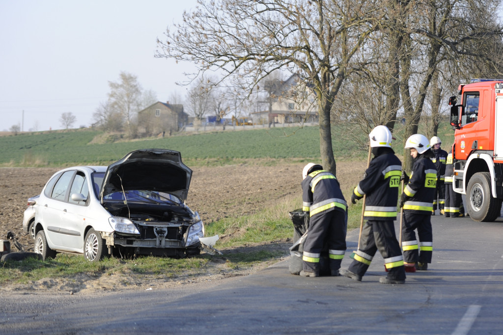 Groźne zdarzenie na DW 554