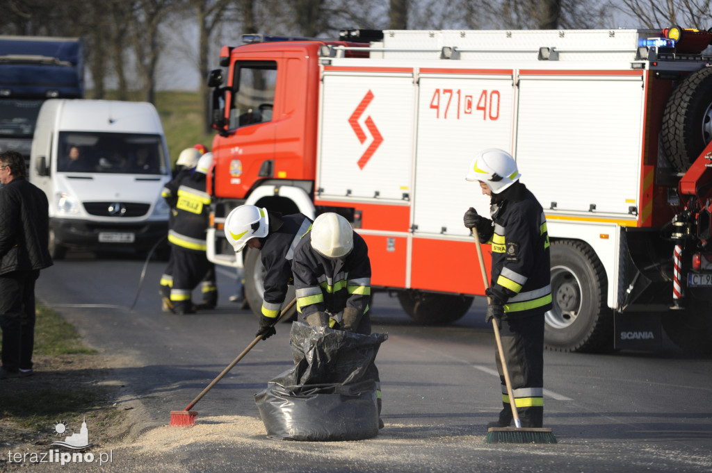 Groźne zdarzenie na DW 554