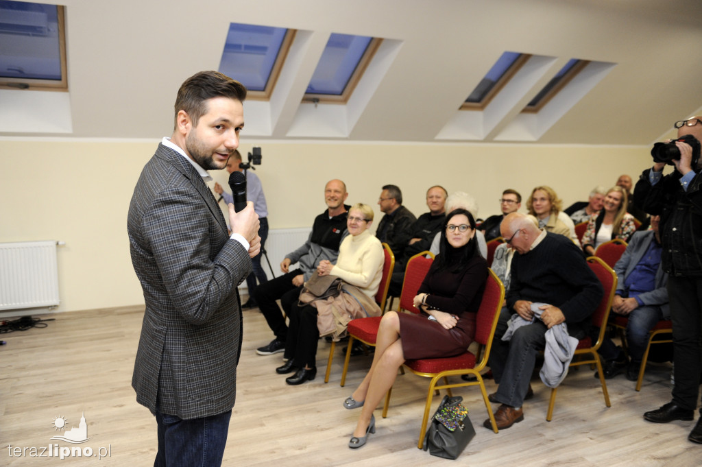 Poseł Patryk Jaki z wizytą w Lipnie