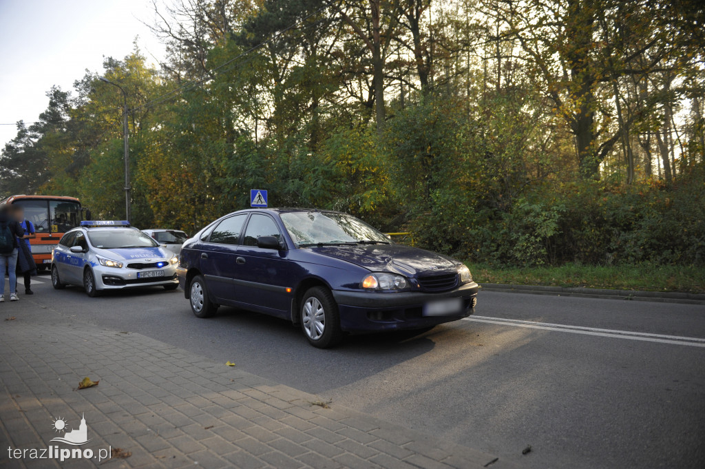 Potrącenie na ulicy Okrzei w Lipnie