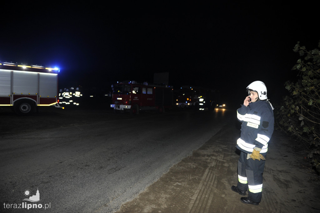 Pożar składowiska w Suradowie