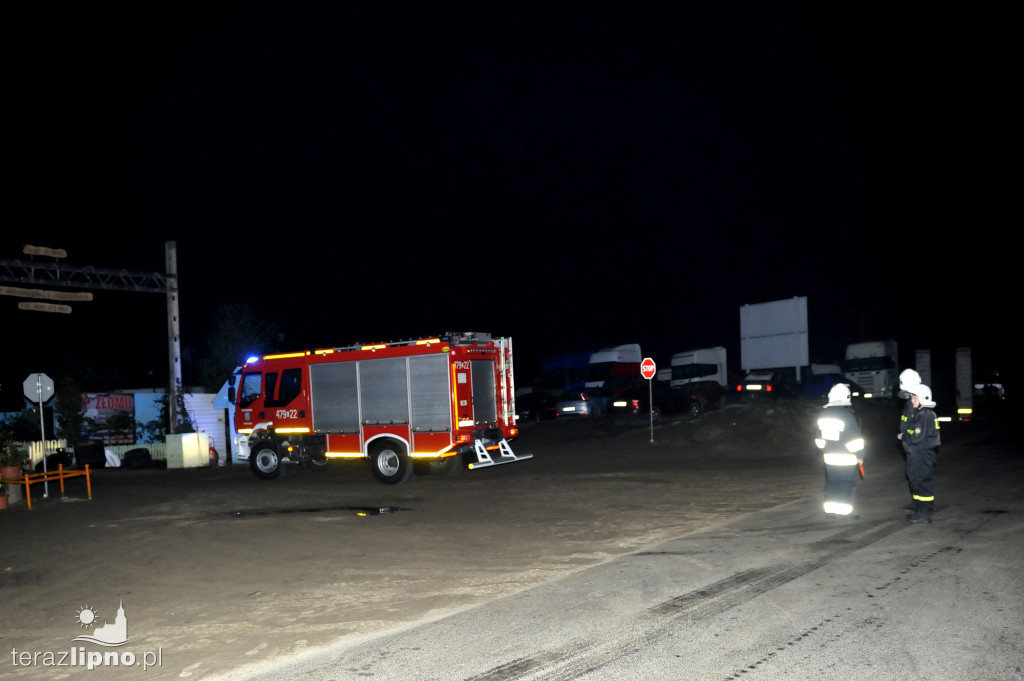 Pożar składowiska w Suradowie