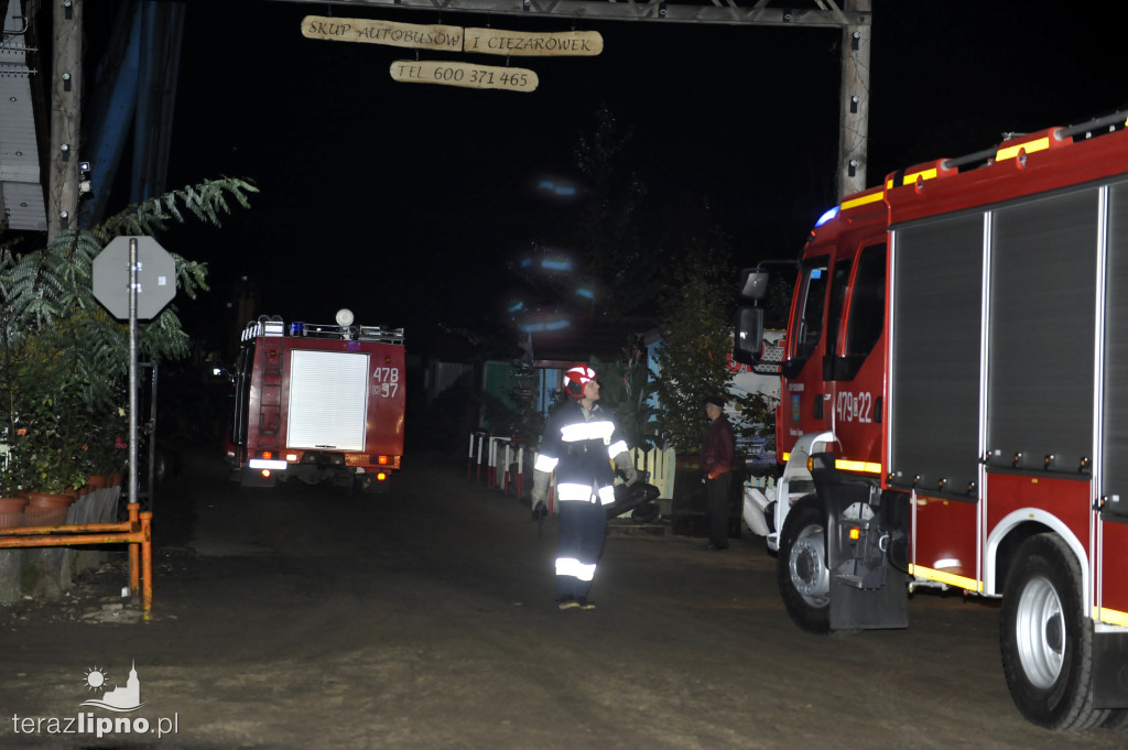 Pożar składowiska w Suradowie