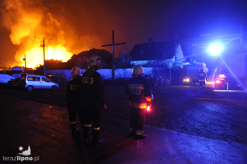 Pożar składowiska w Suradowie