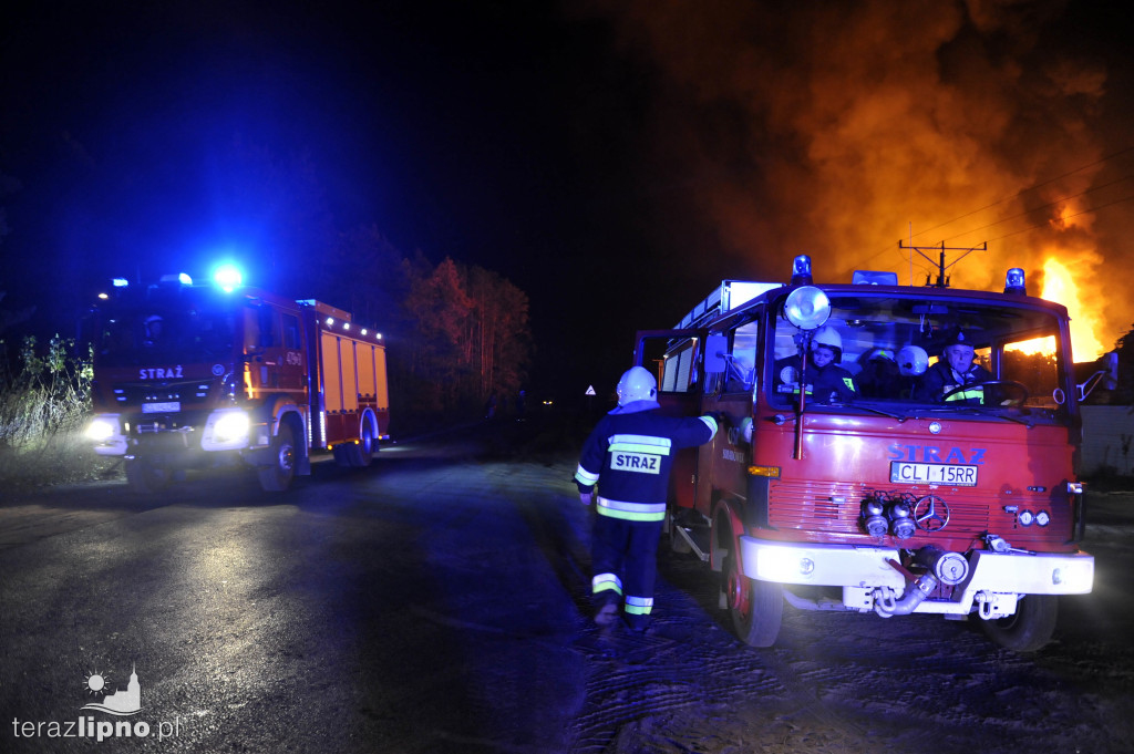 Pożar składowiska w Suradowie