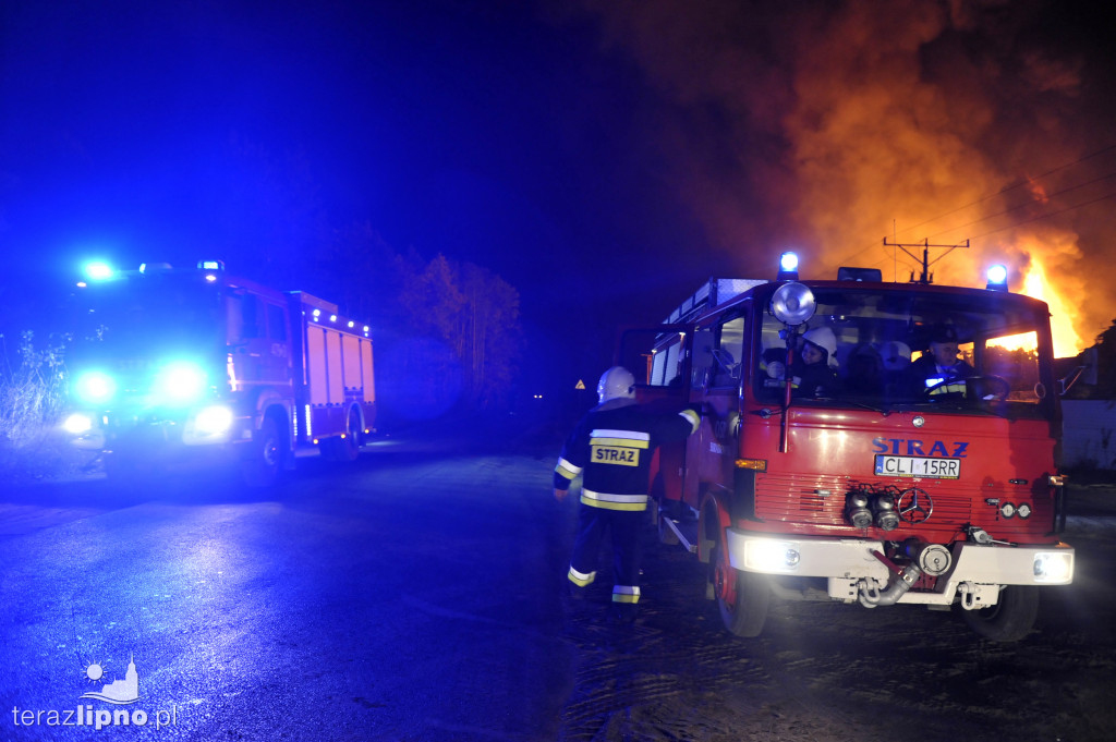 Pożar składowiska w Suradowie