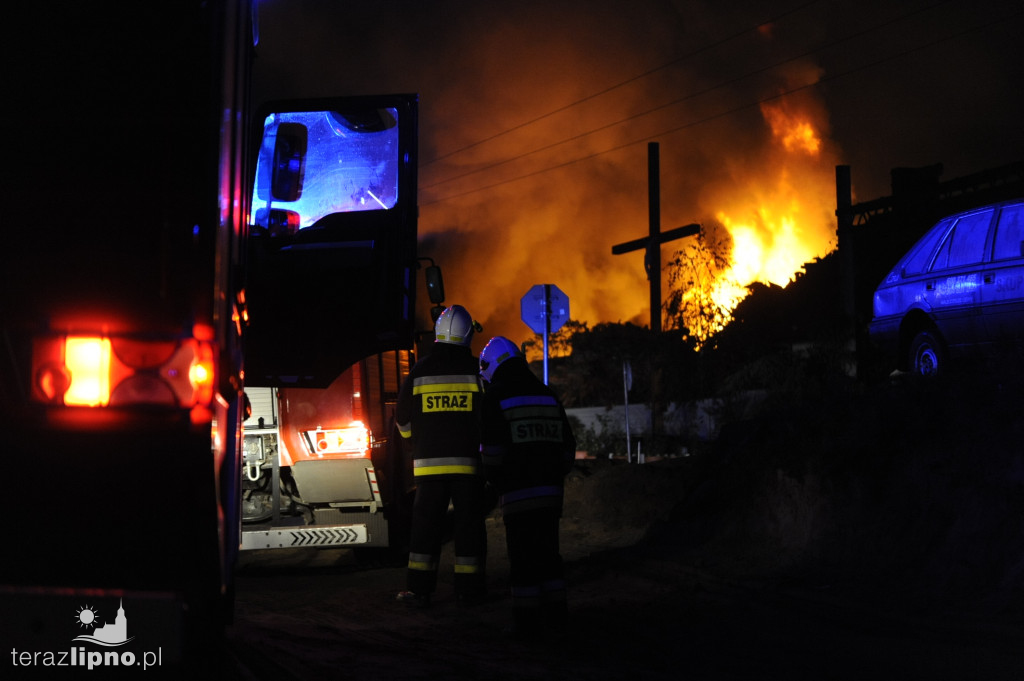Pożar składowiska w Suradowie