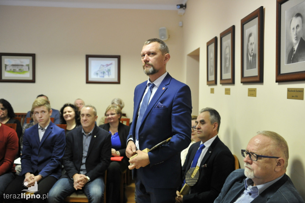 Podziękowania podczas sesji Rady Powiatu