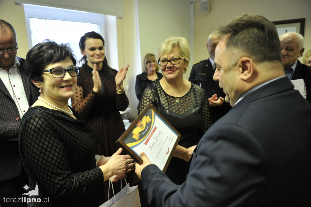 Podziękowania podczas sesji Rady Powiatu
