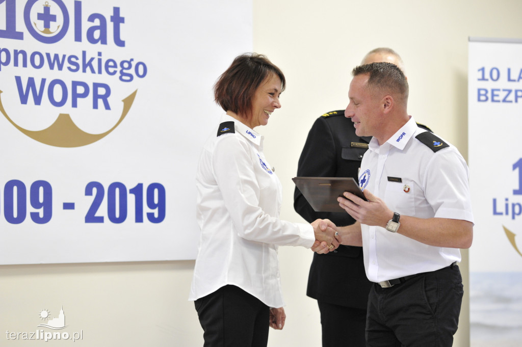 Dziesięciolecie lipnowskiego WOPR
