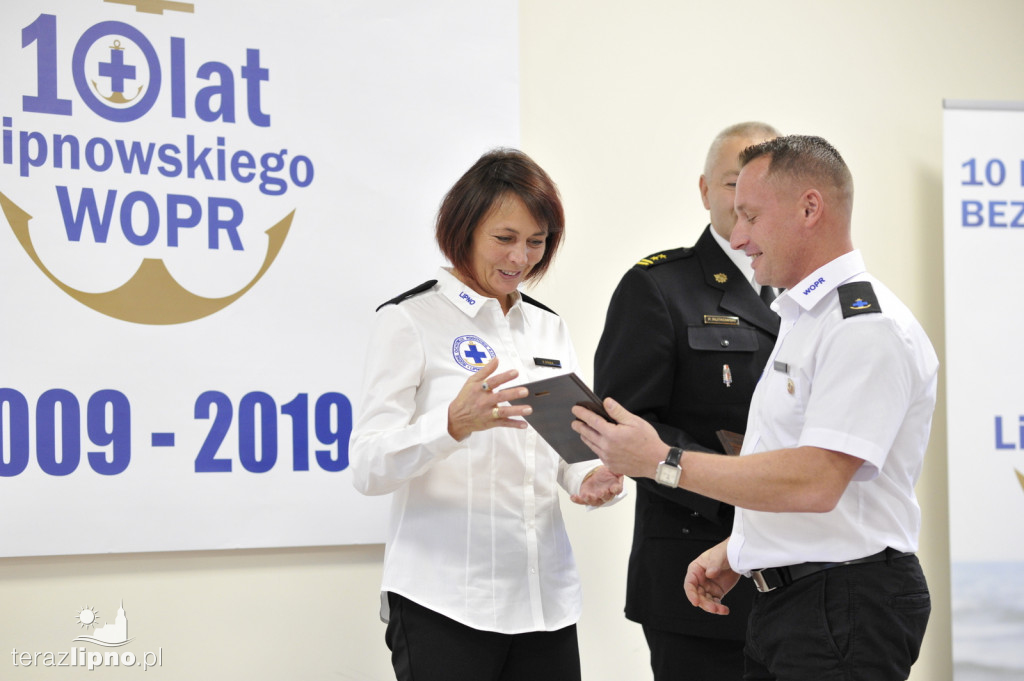 Dziesięciolecie lipnowskiego WOPR