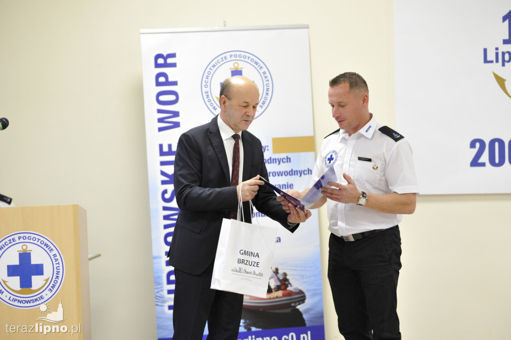 Dziesięciolecie lipnowskiego WOPR