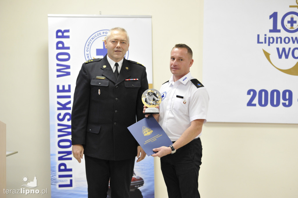 Dziesięciolecie lipnowskiego WOPR