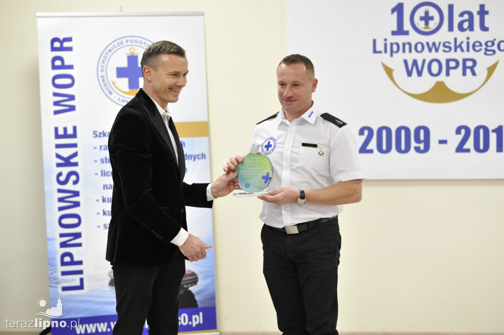 Dziesięciolecie lipnowskiego WOPR