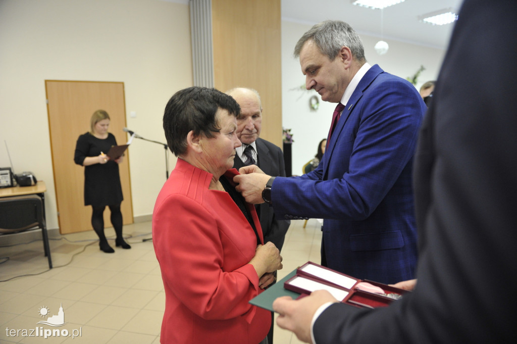 Wręczenie medali w gminie Lipno