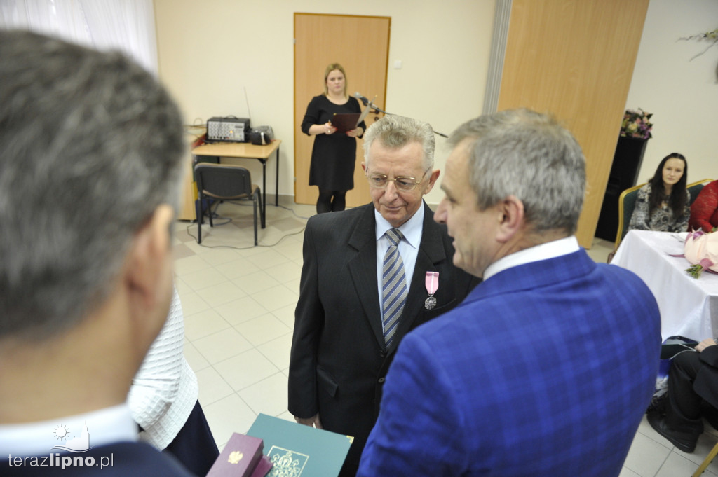Wręczenie medali w gminie Lipno