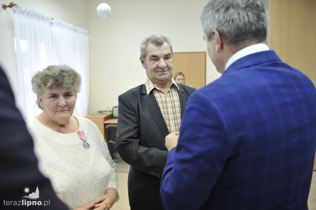 Wręczenie medali w gminie Lipno
