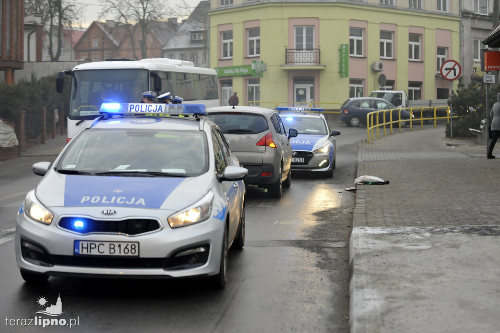 Potrącenie na pasach w Lipnie