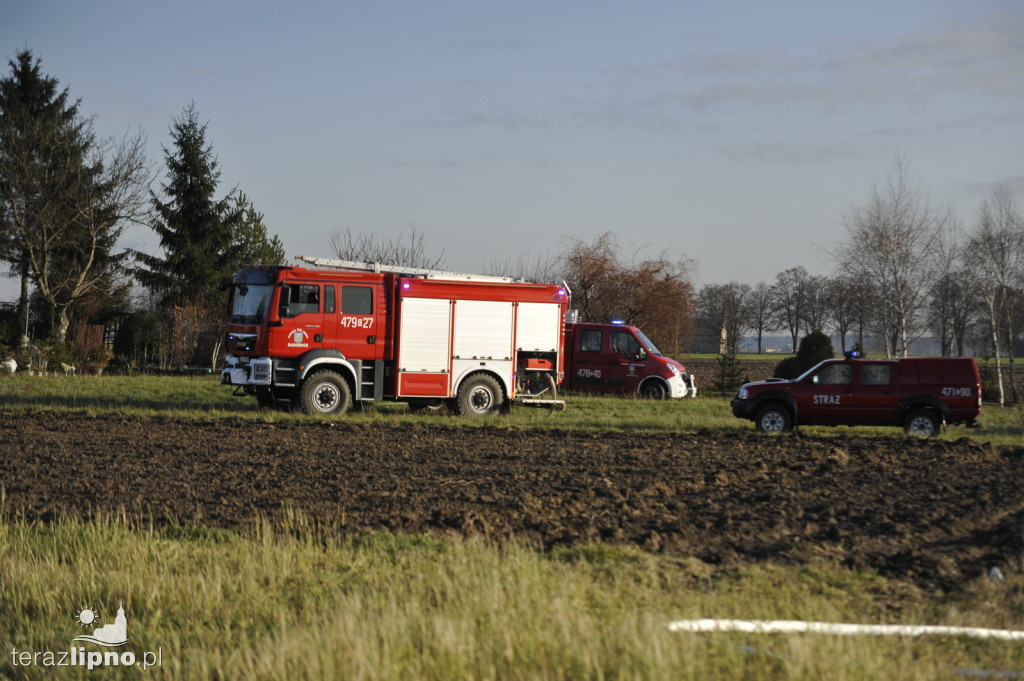 Pożar budynku gospodarczego w Jastrzębiu
