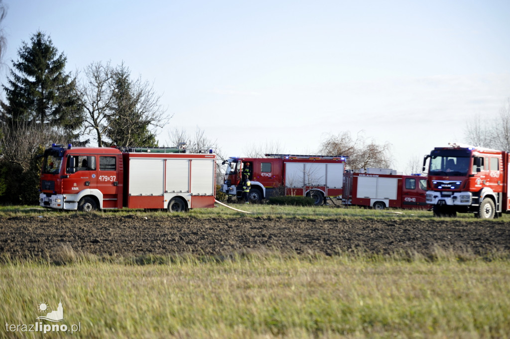 Pożar budynku gospodarczego w Jastrzębiu