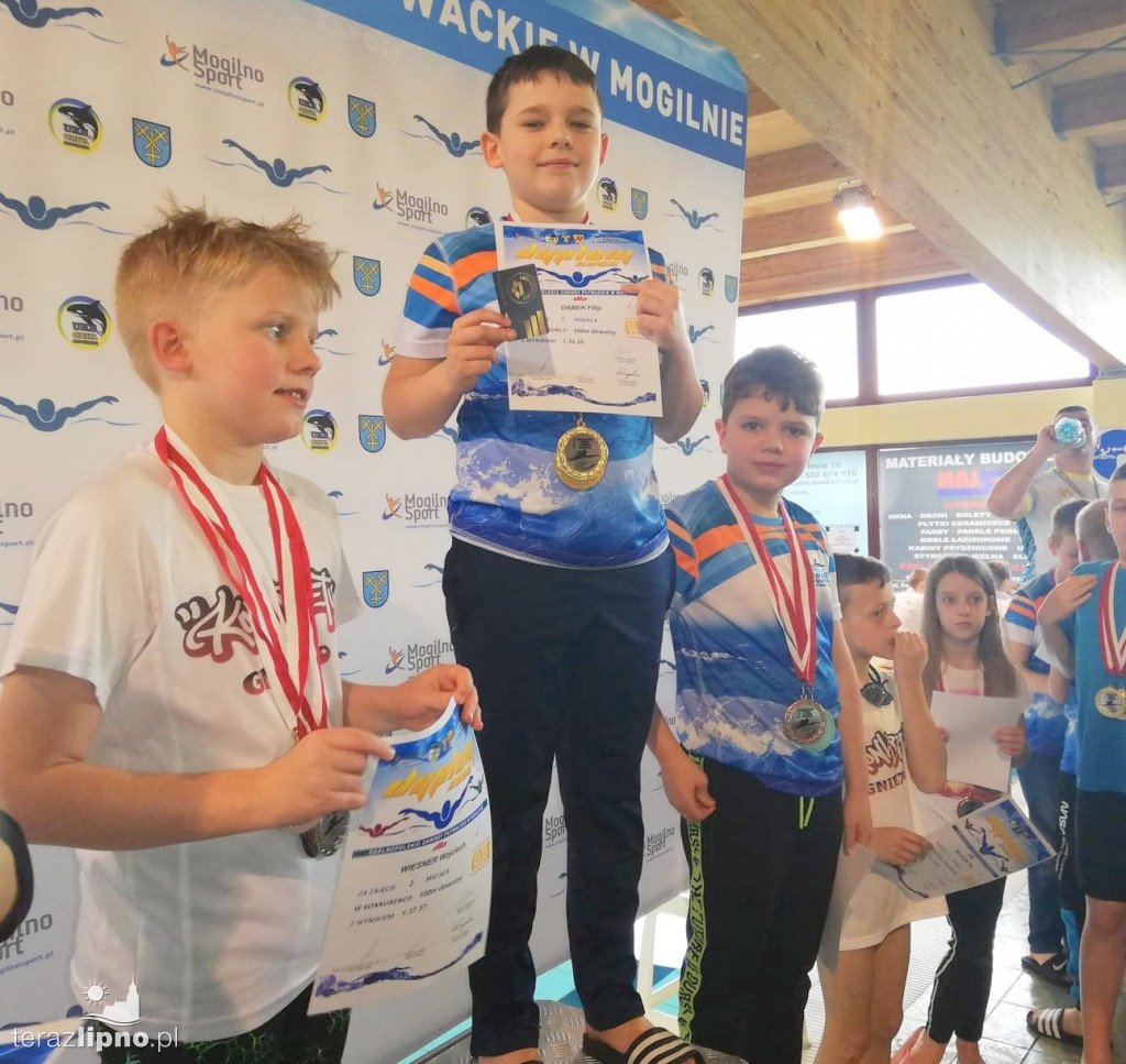Udane zawody pływaków z Nemo Lipno