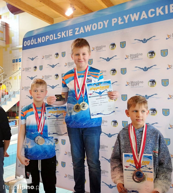 Udane zawody pływaków z Nemo Lipno