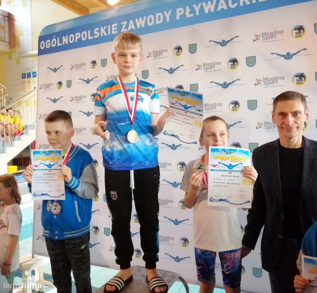 Udane zawody pływaków z Nemo Lipno