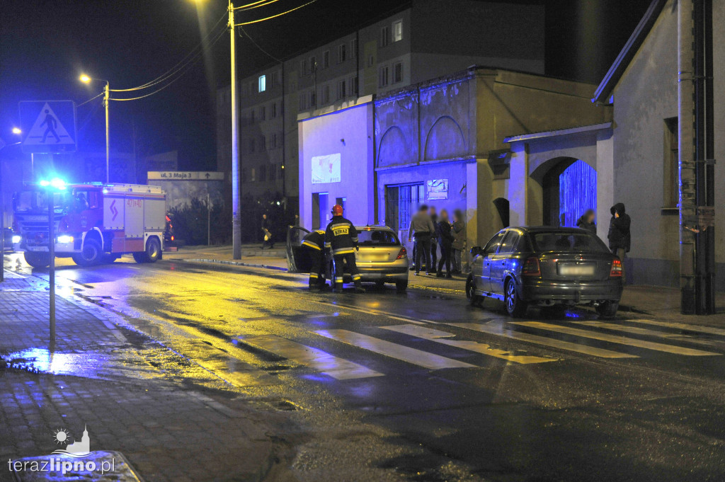 Zderzenie dwóch pojazdów w Lipnie