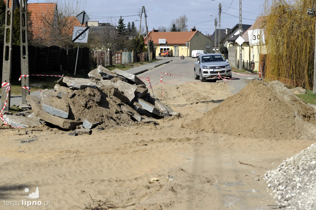 Remont na Osiedlu Kwiatów w Lipnie