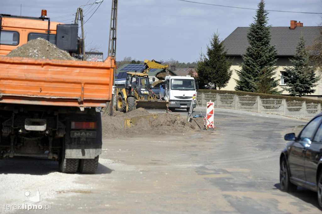 Remont na Osiedlu Kwiatów w Lipnie