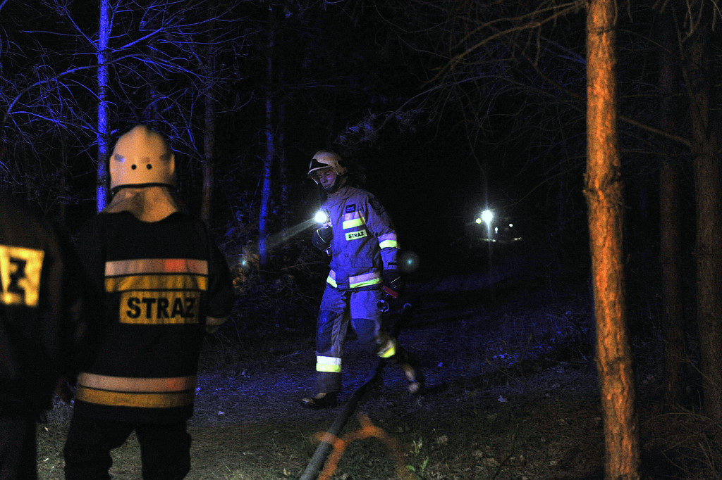 Pożary lasów na terenie powiatu (27.04)