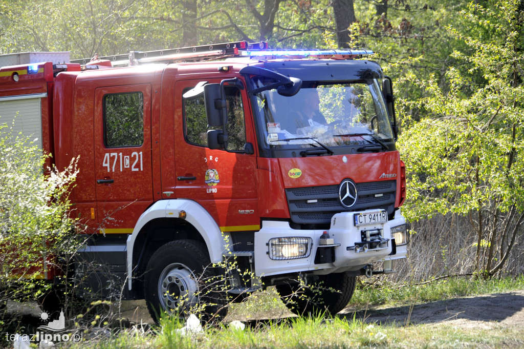 Pożary lasów na terenie powiatu (27.04)