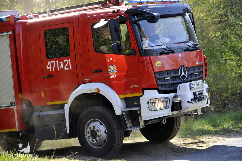 Pożary lasów na terenie powiatu (27.04)
