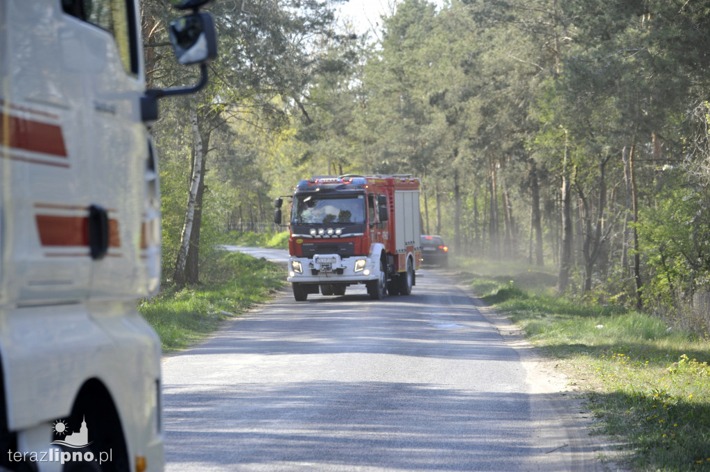 Pożary lasów na terenie powiatu (27.04)
