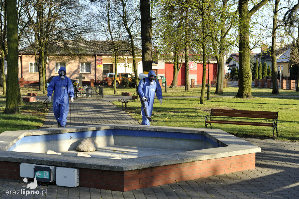 Bobrowniki: dezynfekcja przestrzeni publicznej