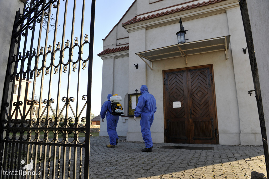 Bobrowniki: dezynfekcja przestrzeni publicznej