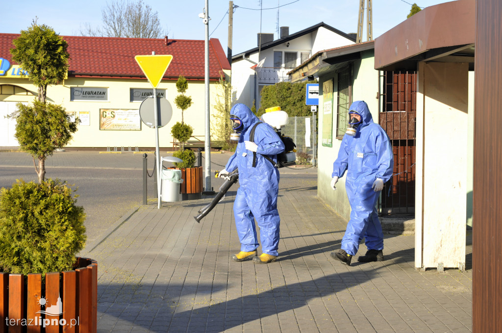 Bobrowniki: dezynfekcja przestrzeni publicznej