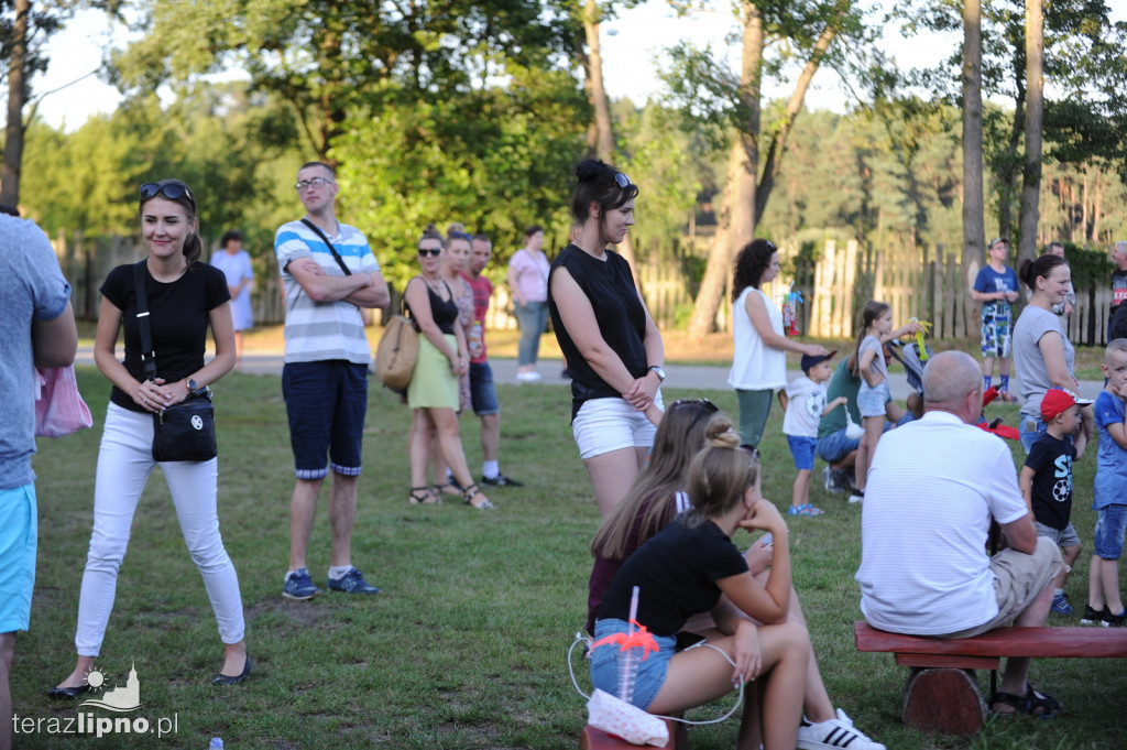 Panorama z lotu ptaka. Festiwal balonów w Lipnie