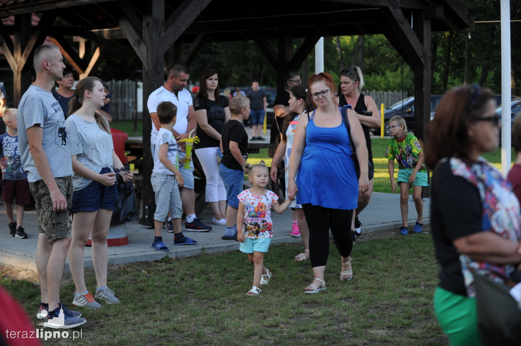 Panorama z lotu ptaka. Festiwal balonów w Lipnie